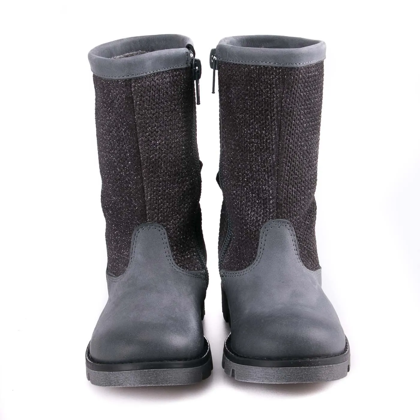 (2611B-1) Emel high winter boots grey bow