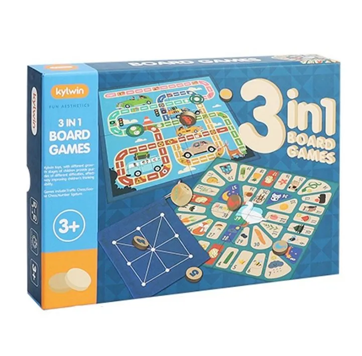 3 in 1 Board Games