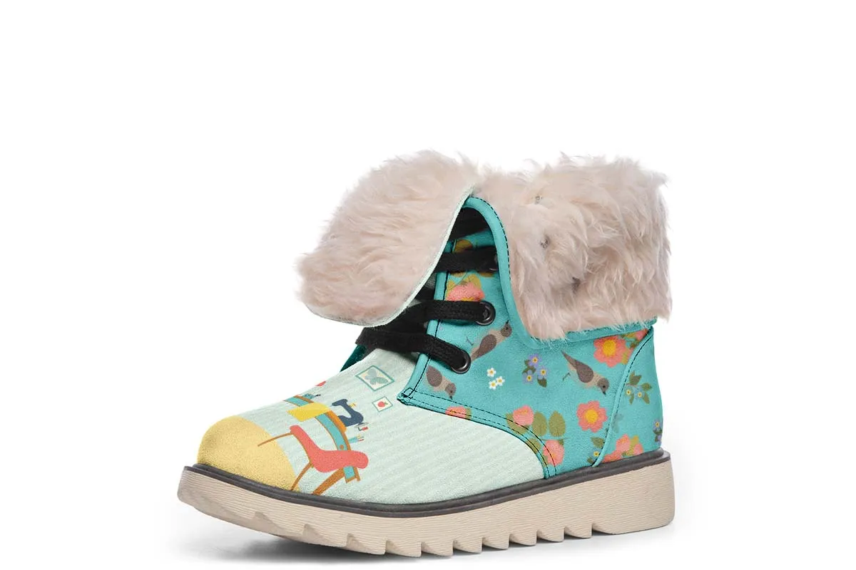 Adorable Sewing Nook Polar Vibe Boots