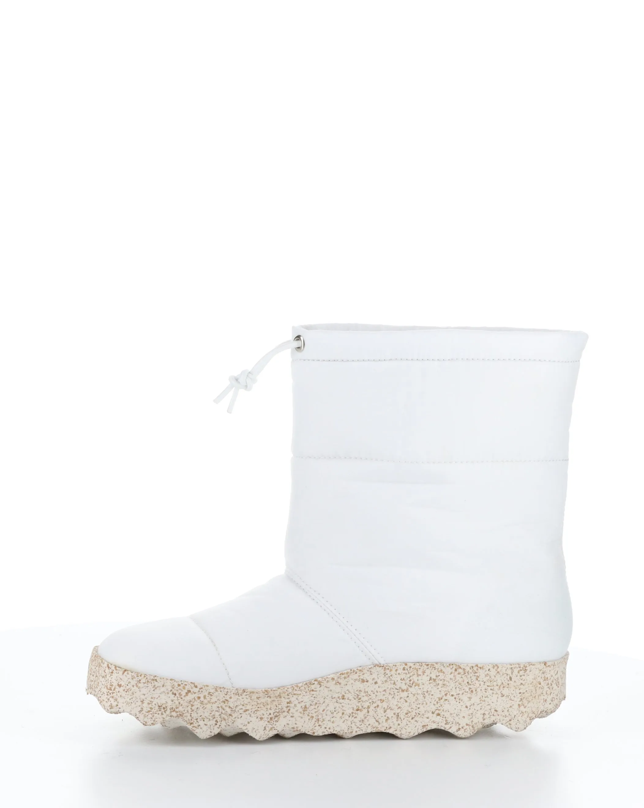 CALE142ASP White Round Toe Boots