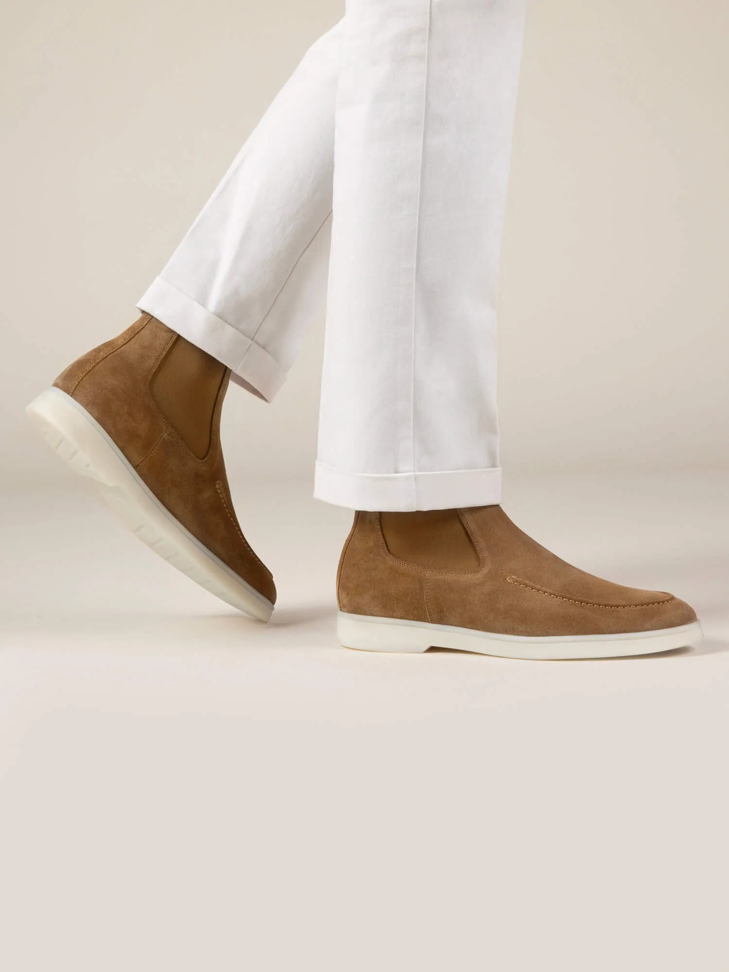 City Chelsea Boots Beige