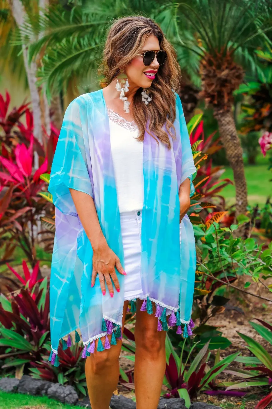 Cloud Nine Tie Dye Kimono