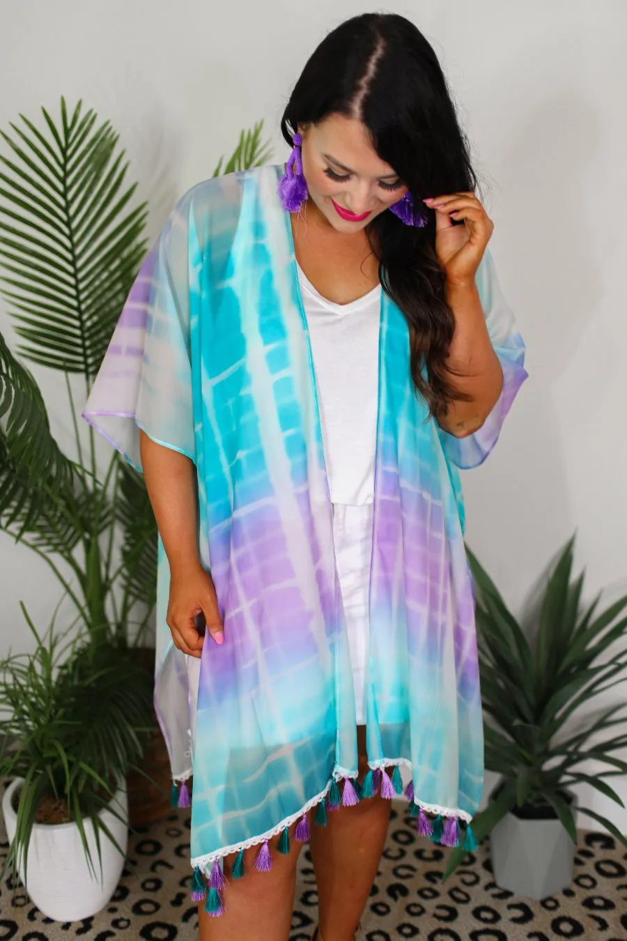 Cloud Nine Tie Dye Kimono