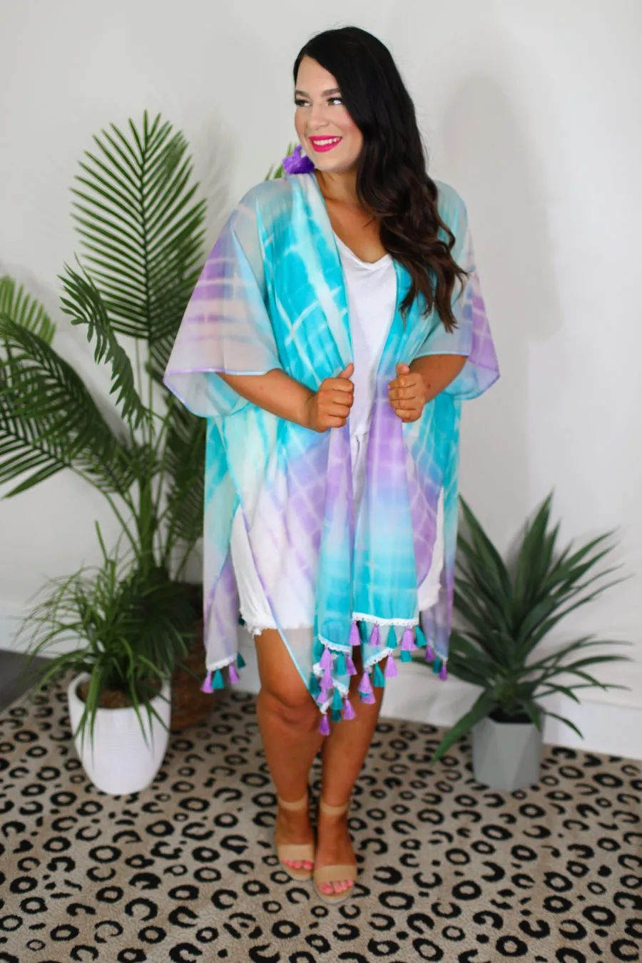 Cloud Nine Tie Dye Kimono