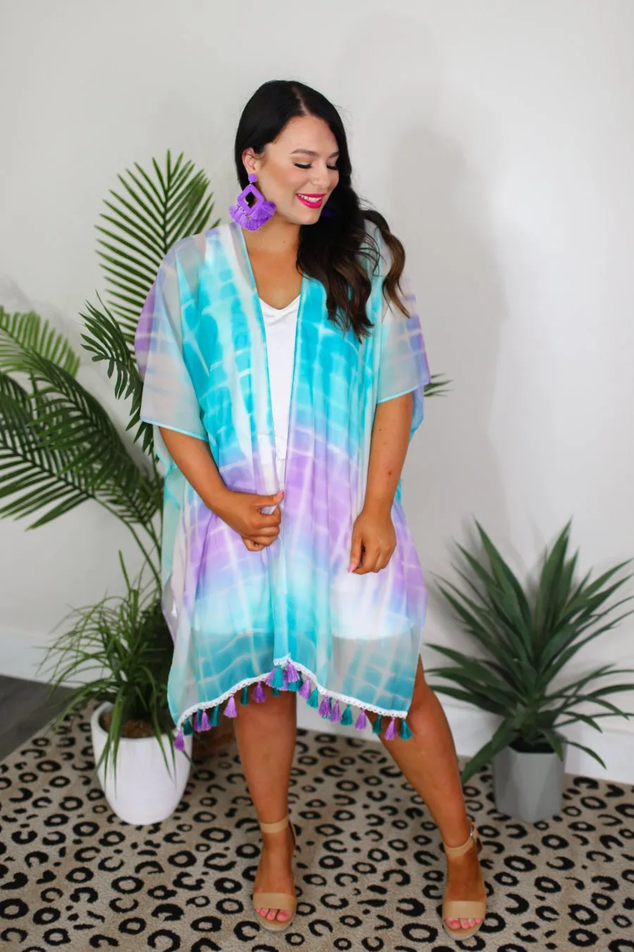 Cloud Nine Tie Dye Kimono