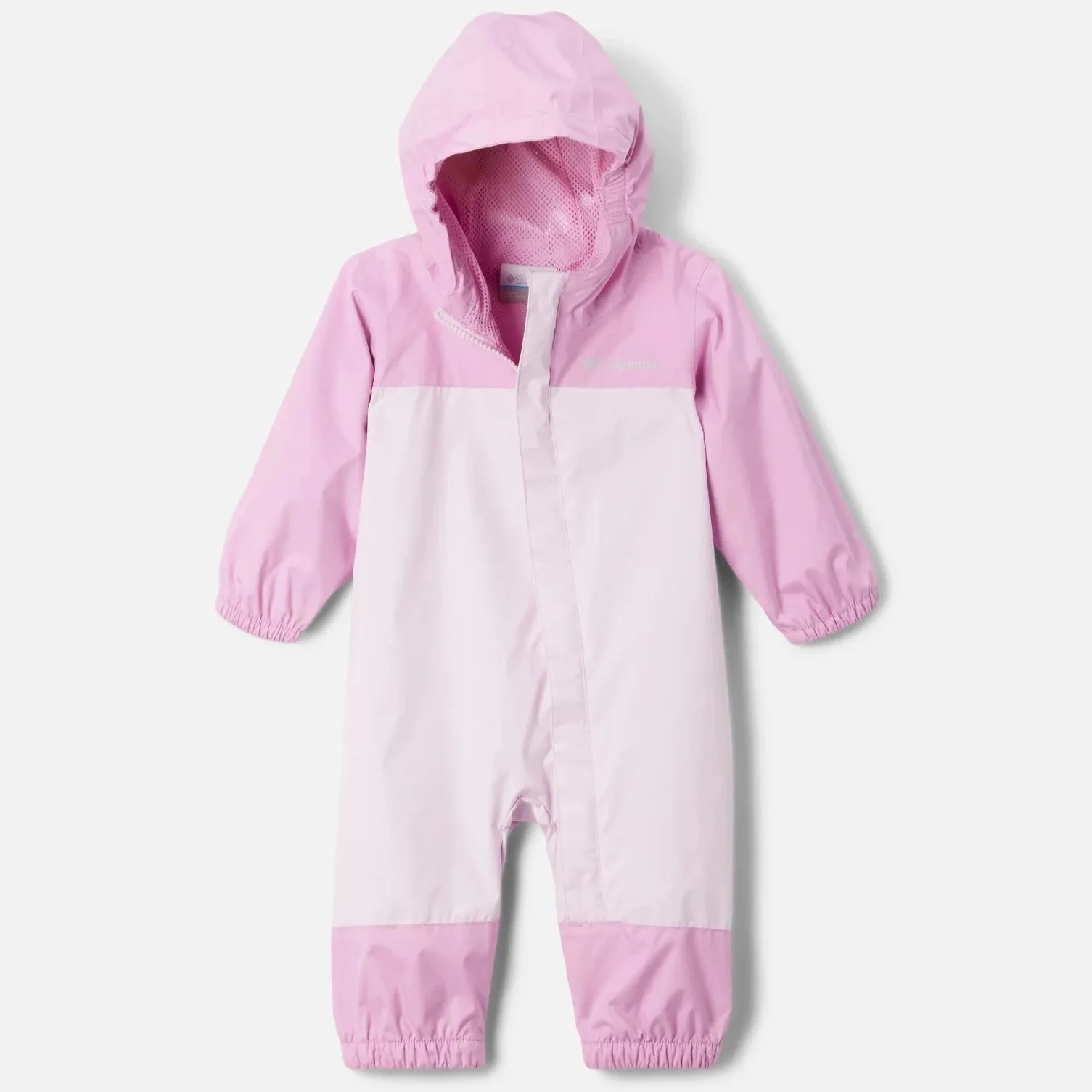 Columbia Pink Dawn/Cosmos Critter Jumper Infant Rain Suit