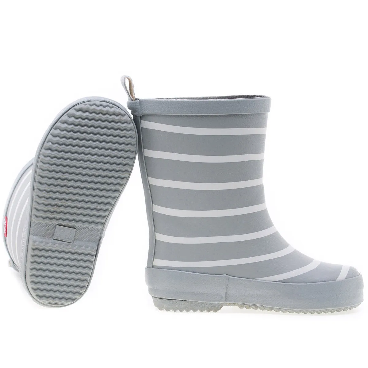 Emel rainboots grey striped (K100-9)