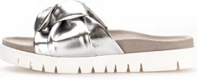 Gabor Silver  Knot Slider Sandal 74661