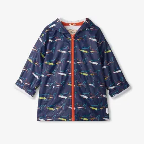 Hatley Shark Colour Changing Raincoat