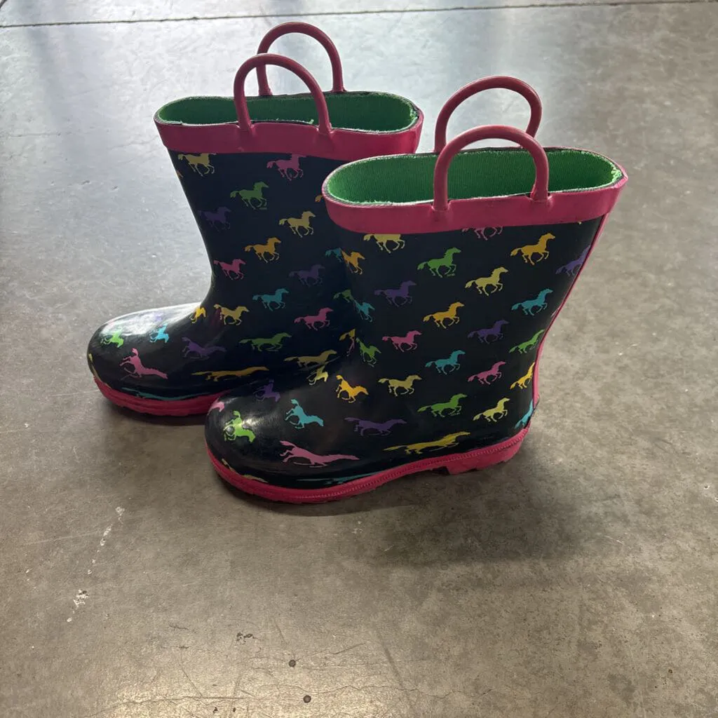 Horse Rain Boots - 12