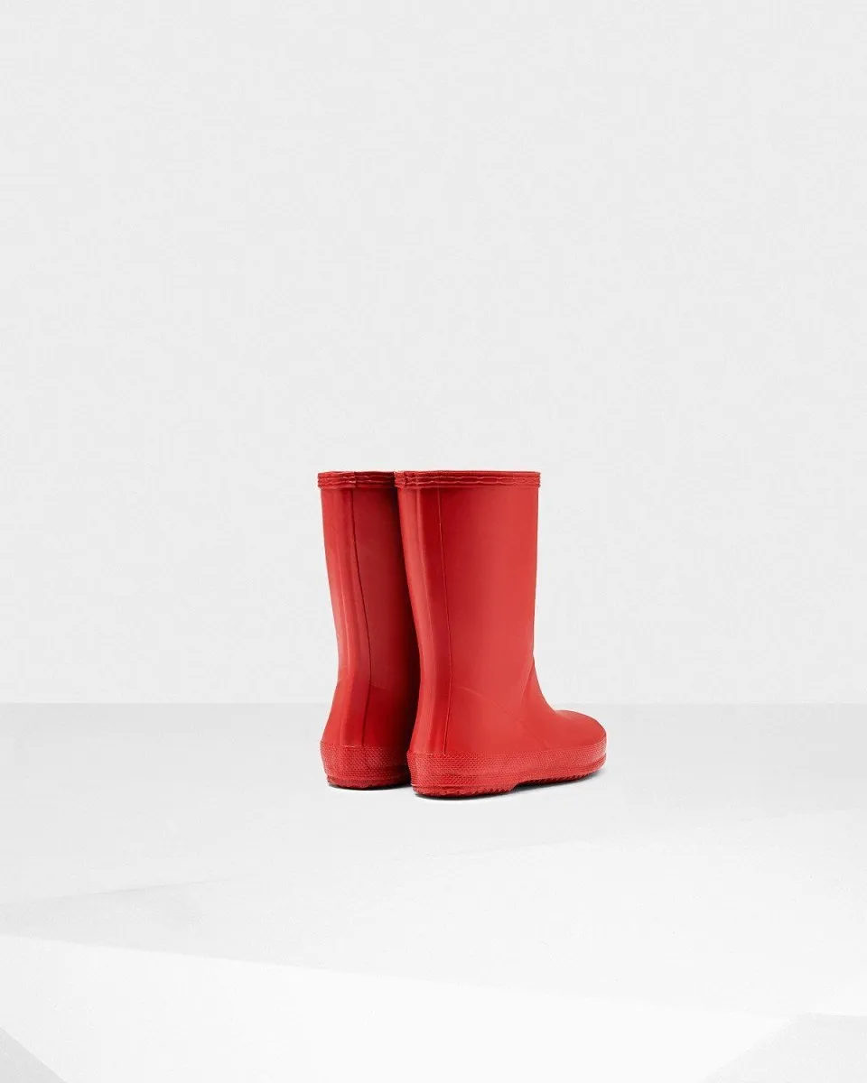 Hunter Original Kids First Classic Rain Boots Red