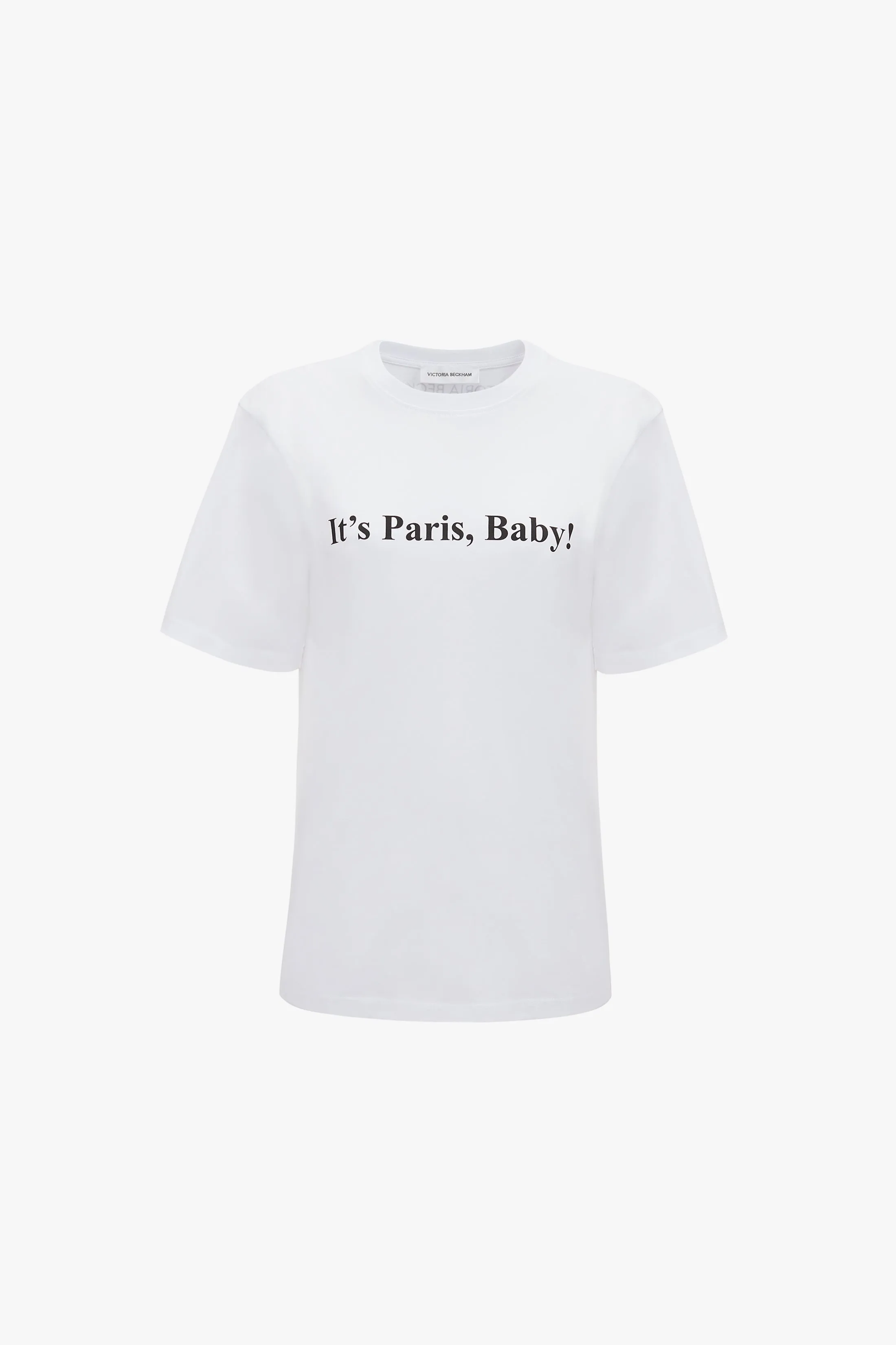 IT'S PARIS, BABY! T-shirt In white