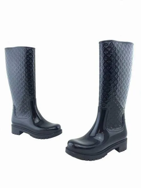 Louis Vuitton Monogram Rubber Splash Rain Boots Size 6.5/37