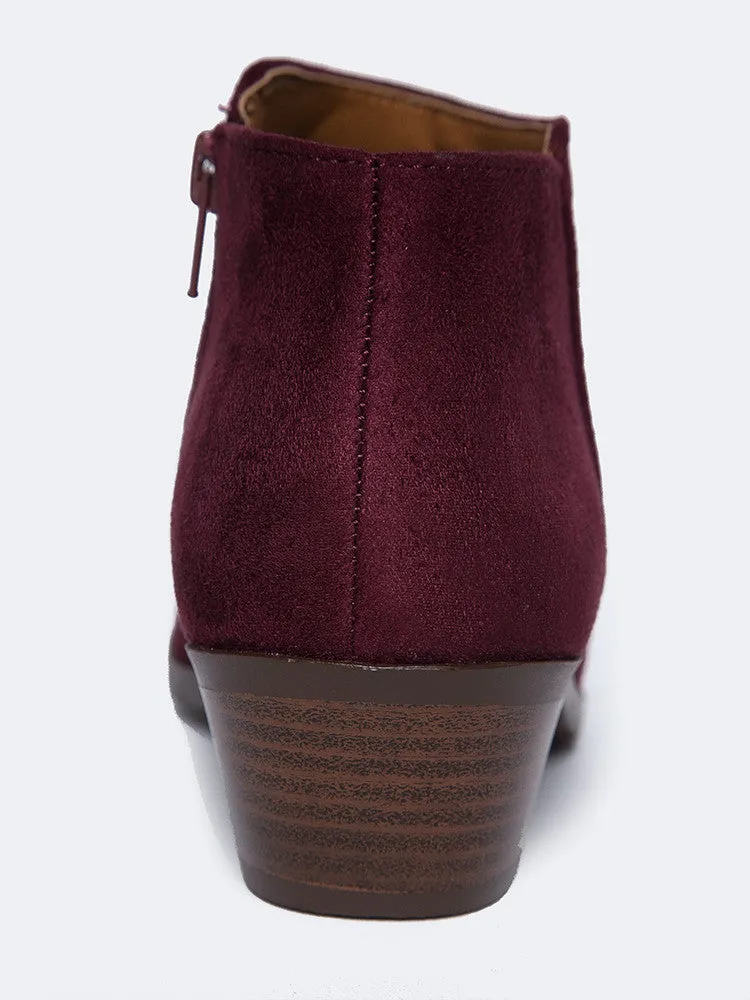 Low Ankle Western Bootie