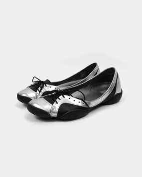 Marithé Francois Girbaud Silver Flats Shoes 2000's