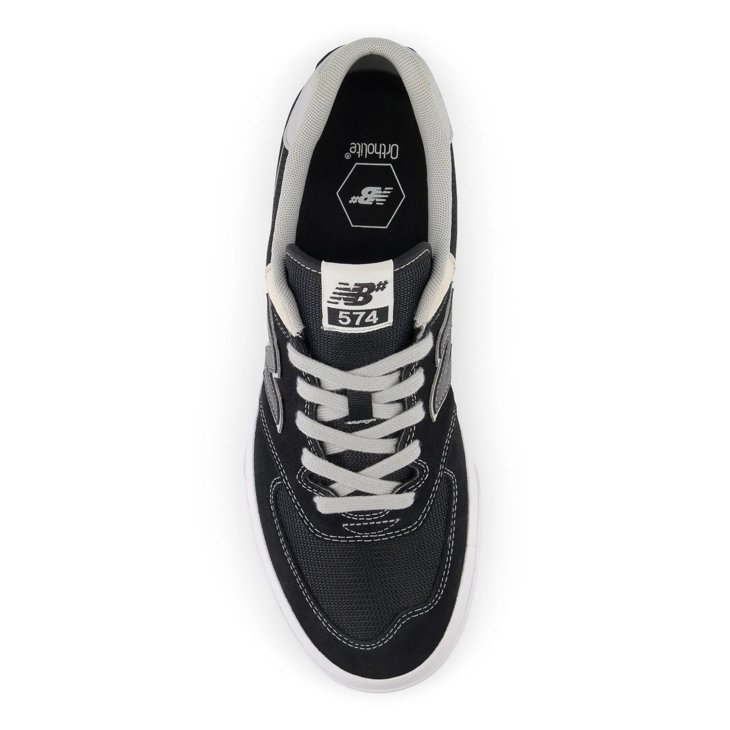 New Balance Numeric 574 Vulc Black/Grey NM574VCB