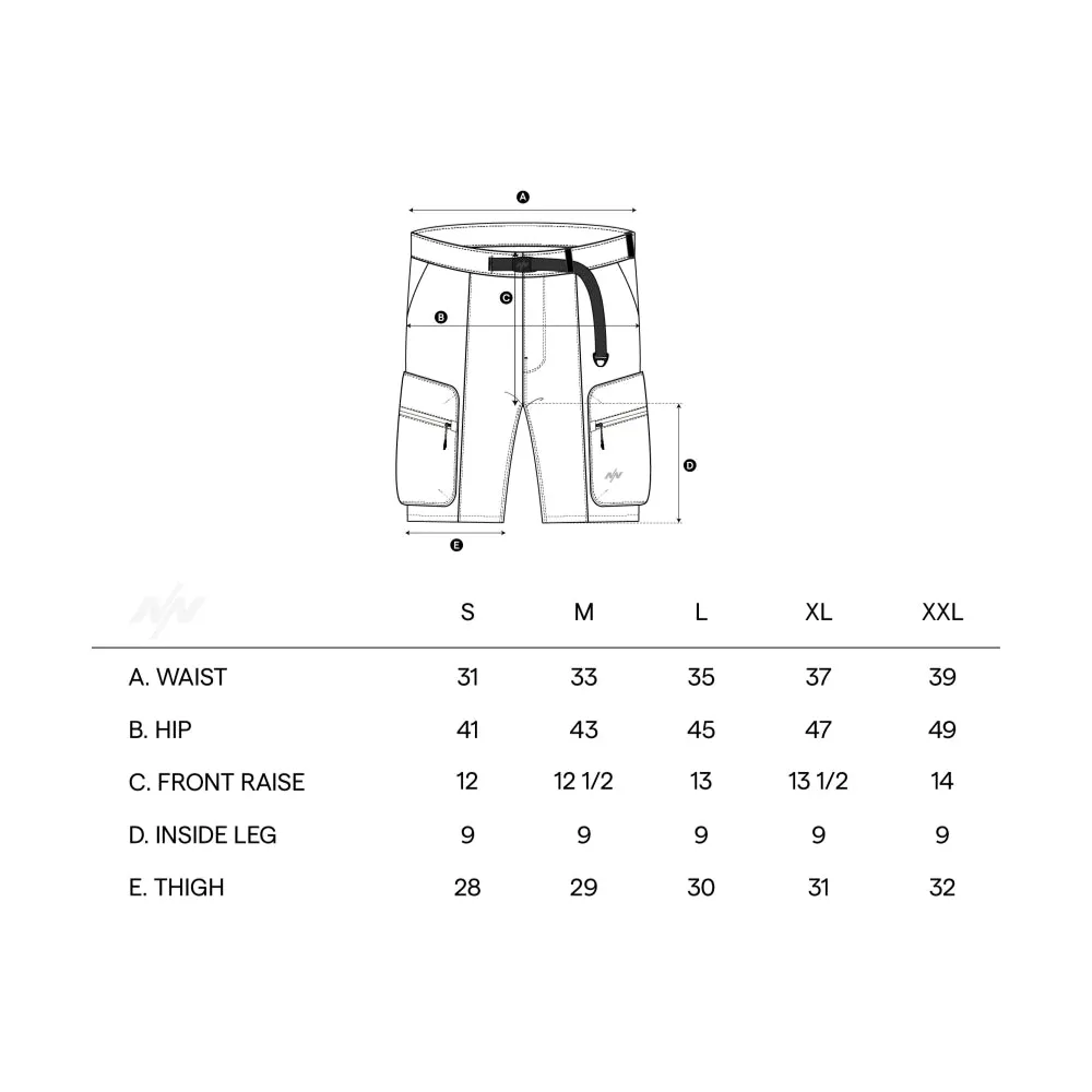 NINE POINT NINE EXPERT T2 UTILITY SHORT-NAVY