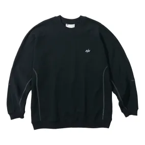 NINE POINT NINE MARS LONG SLEEVES TEE-BLACK