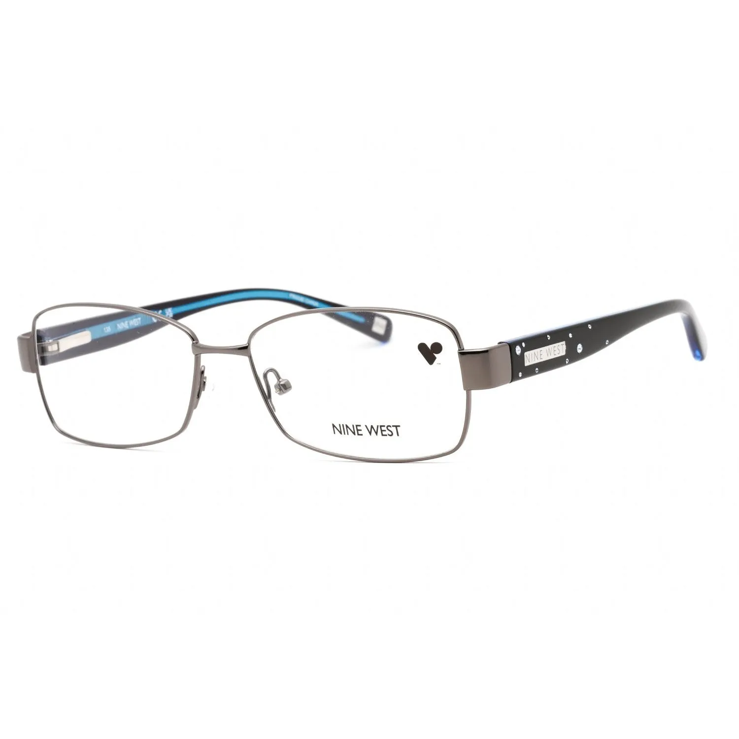 Nine West NW1021 Eyeglasses Dark Gunmetal / Clear Lens