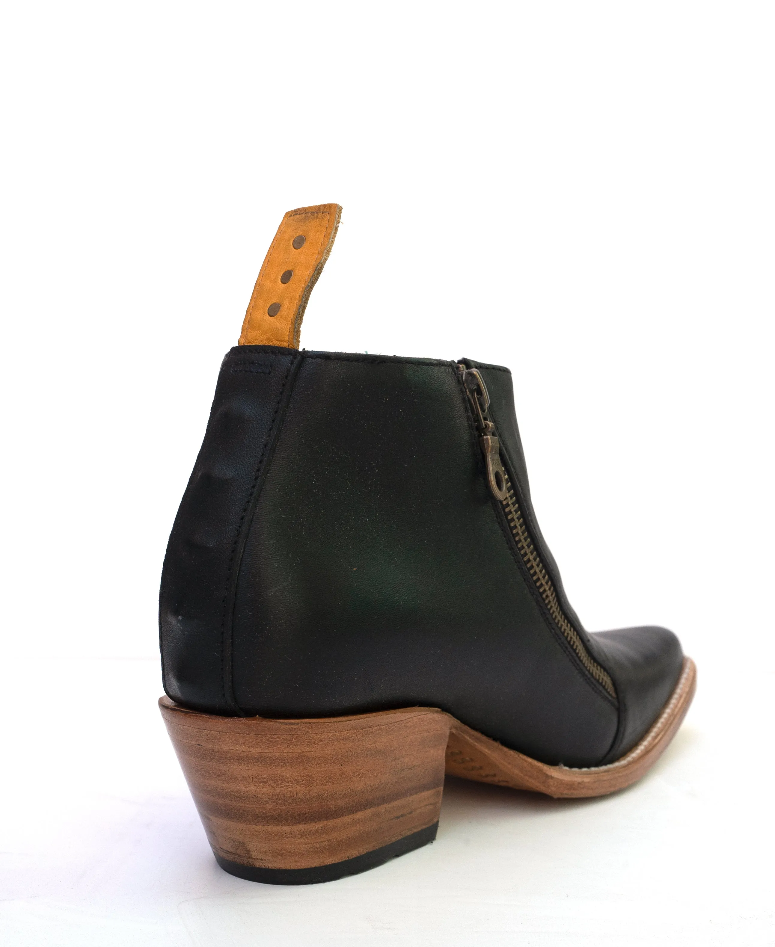 No.2005 FREEWAY ankle zip boot Black