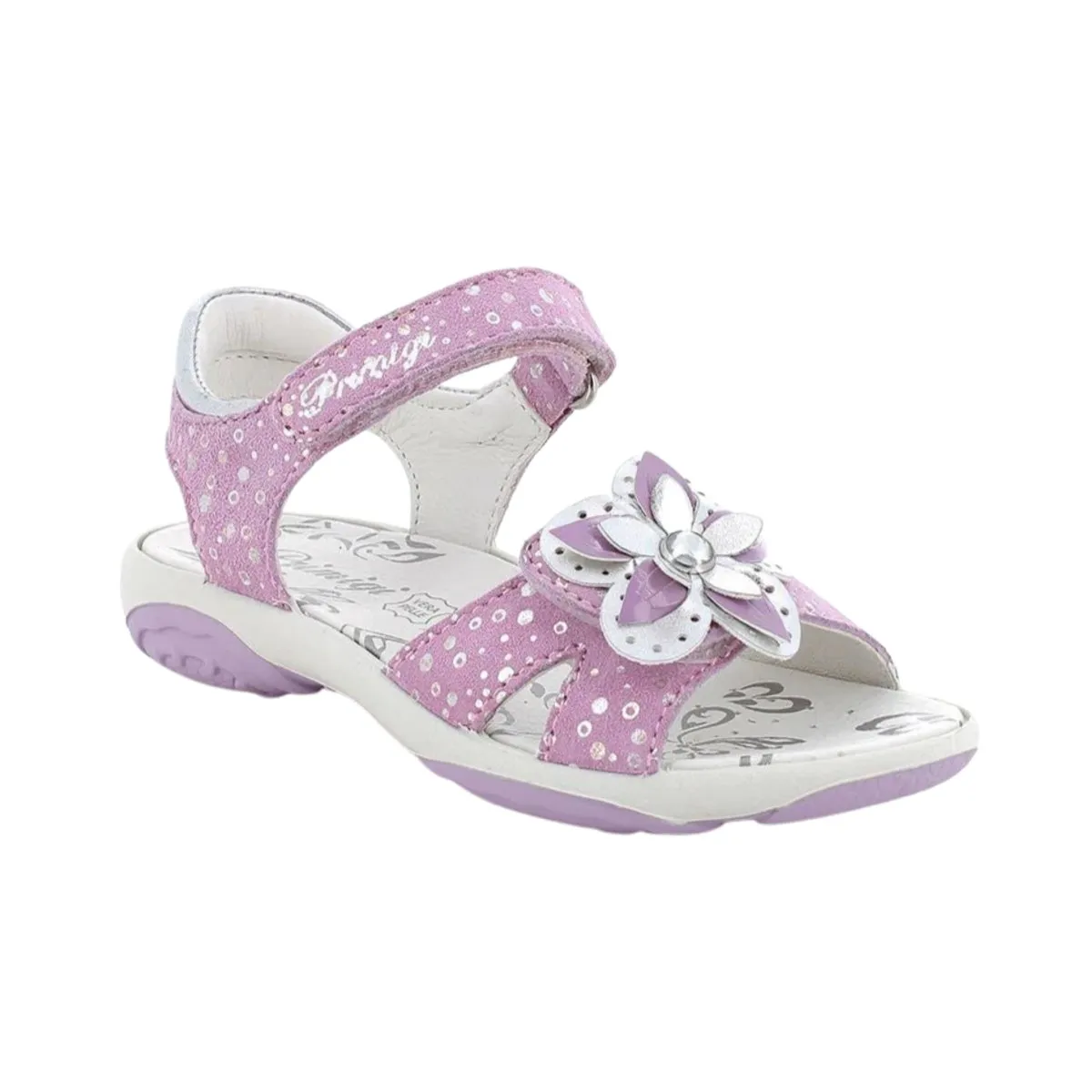 Primigi Girl's (Sizes 26-30) Purple/White Flower