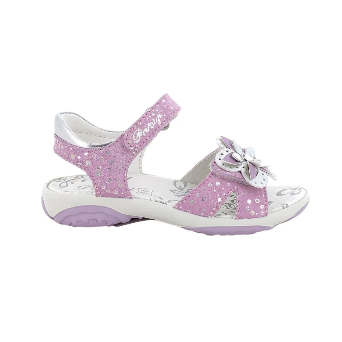 Primigi Girl's (Sizes 26-30) Purple/White Flower