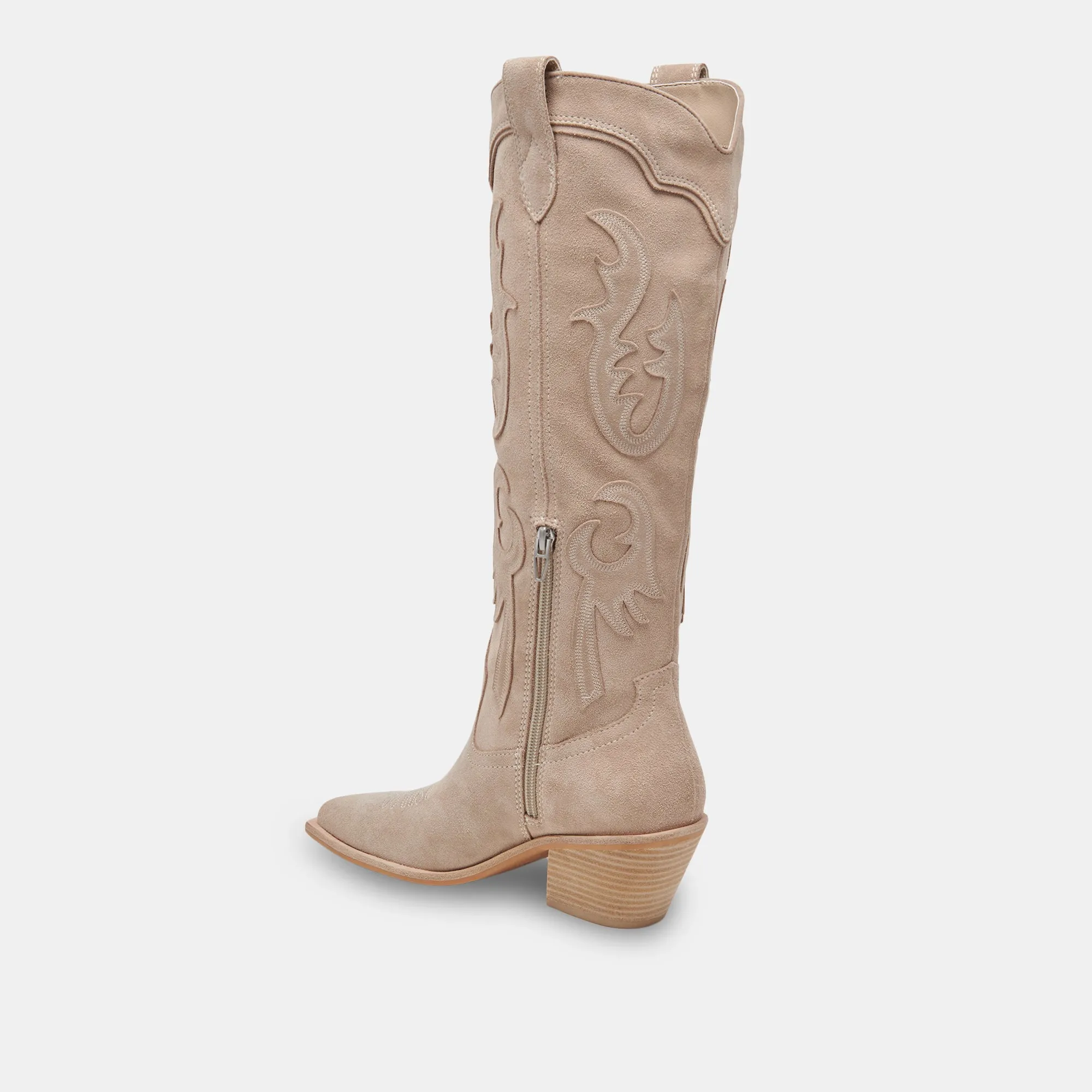 SAMSIN BOOTS TAUPE SUEDE