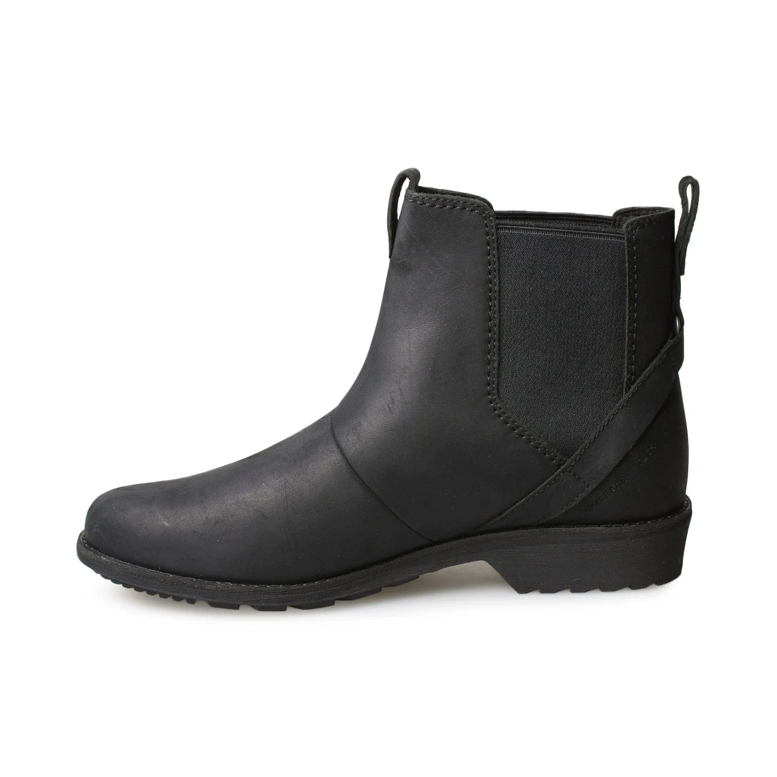 Teva Ellery Pull On Waterproof Black Boots - Women's