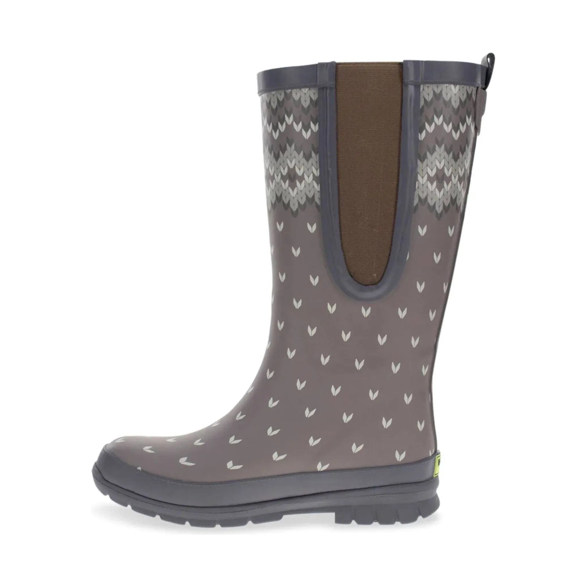 Western Chief Women's Fair Isle Tall Rain Boot - Taupe