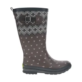 Western Chief Women's Fair Isle Tall Rain Boot - Taupe