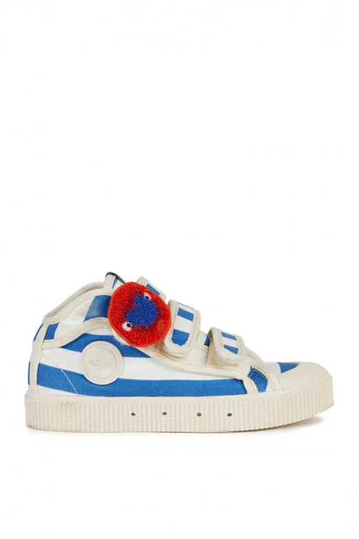 WOLF AND RITA An Ode To Summer HIGH  TOP SAILOR TRAINERS