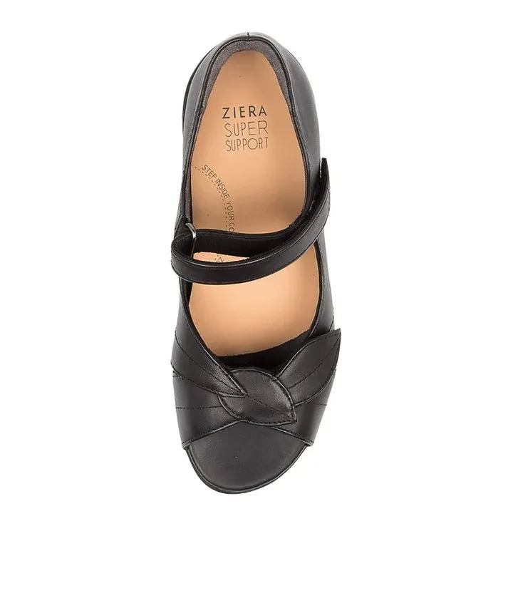 Ziera Women's Disco - Black Leather